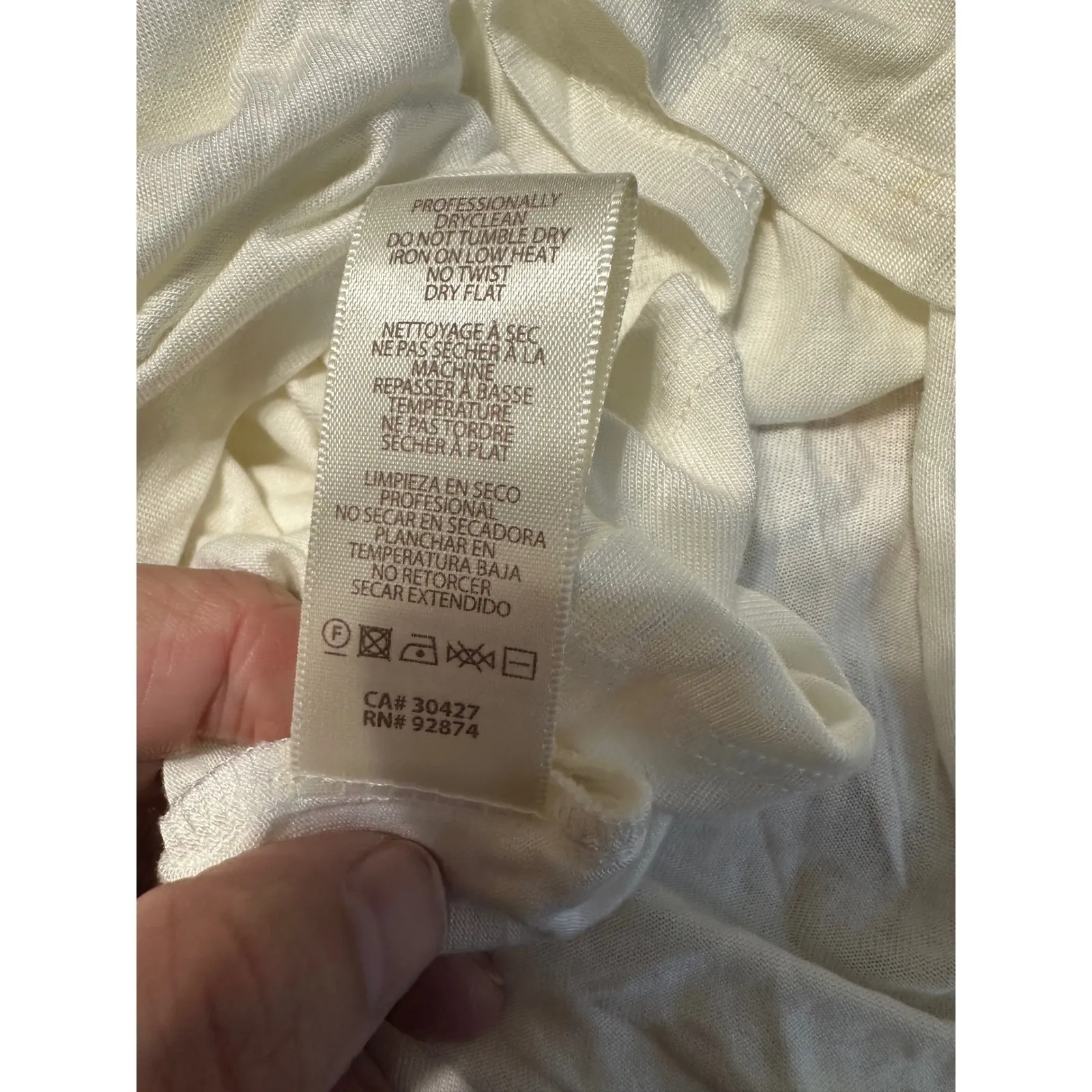 Ella Moss Women's Silk Paisley Print V-Neck Cami Tank Top Size L‎ - Image 9