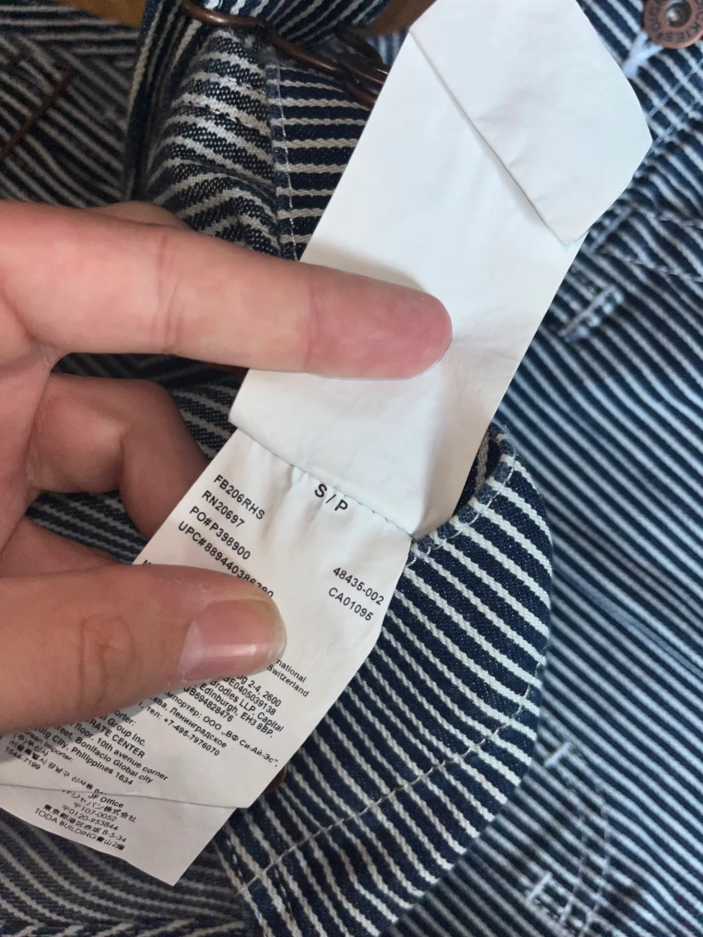 Hickory Stripe Bib Overall - Image 5