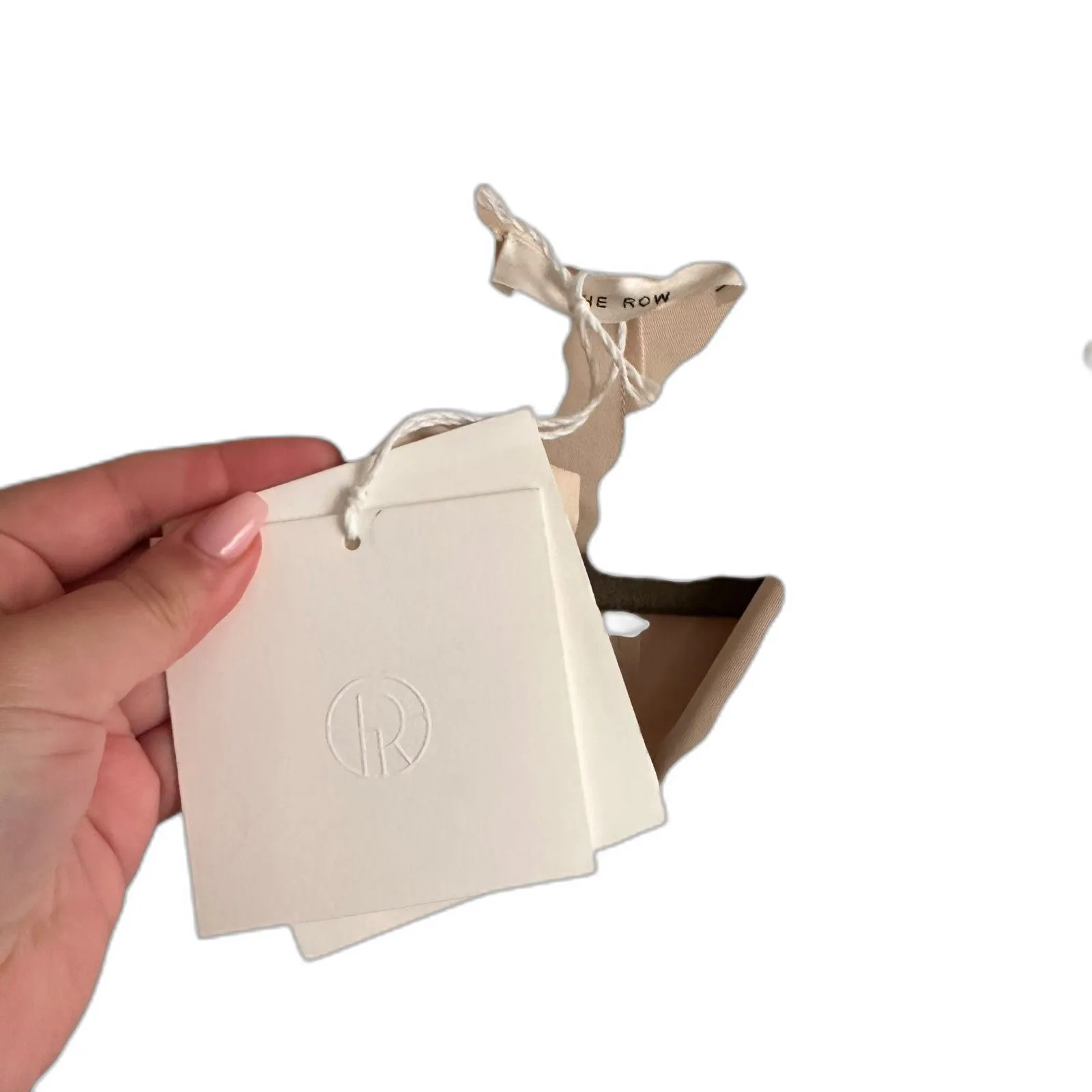 The Row  Berilla Satin Buttoned Blouse Tea White NWT 2 - Image 4