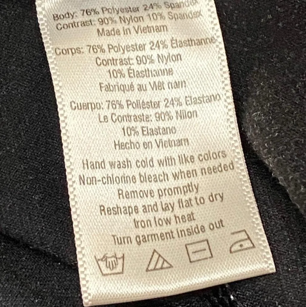 Black Gray Swirl Print Goddess Leggings S - Image 11