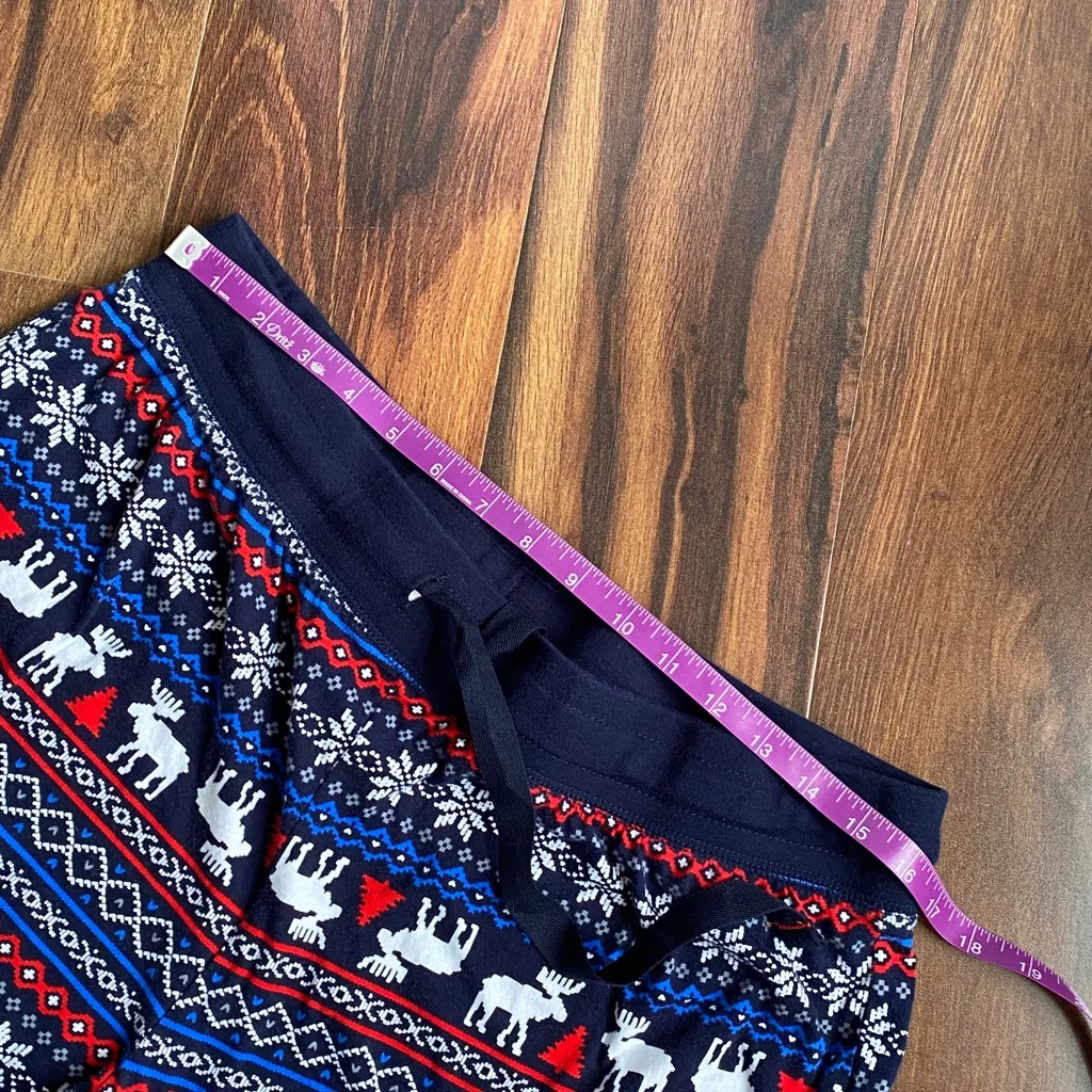 Lanz of Salzburg 100% Cotton Slim Fit Henley Top Legging Bottom Pajamas Blue Size XL - Image 10