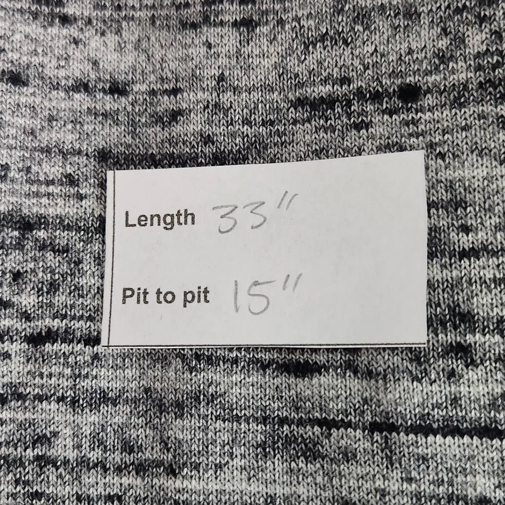 Michael Lauren Gray Long Sleeve Knit Dress NWT Size Medium Gray Shift Dress - Image 9