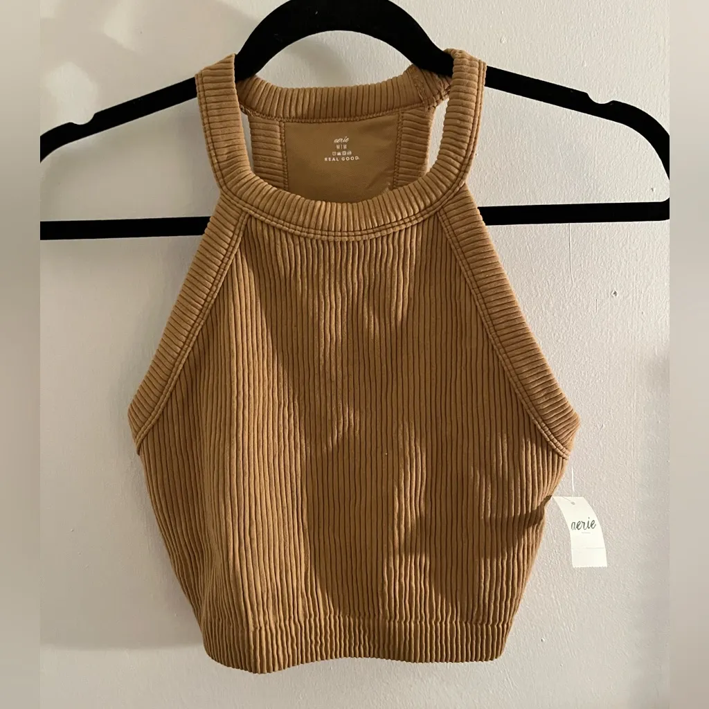 Aerie Superchill Seamless High Neck Bra Top - Image 3