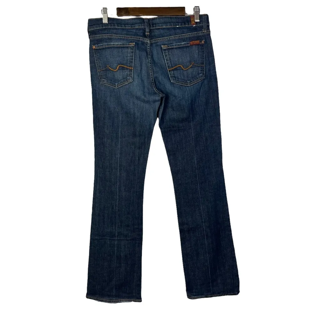 7 For All Mankind Dark Wash Y2K Bootcut Jeans 29 - Image 13
