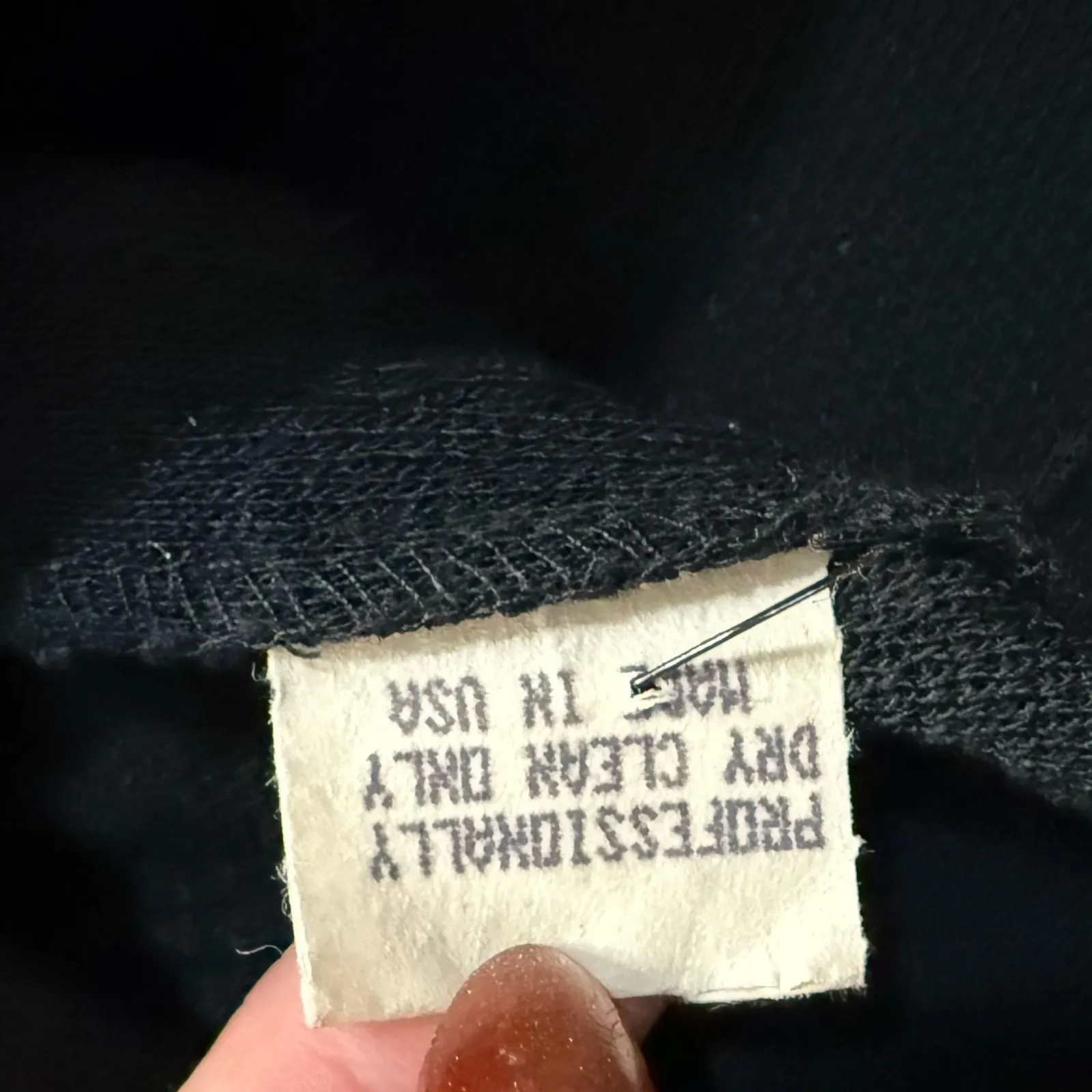 Vintage 90s Isaac Mizrahi Black Wool Stretch Long Mermaid Maxi Skirt size 6 - Image 9