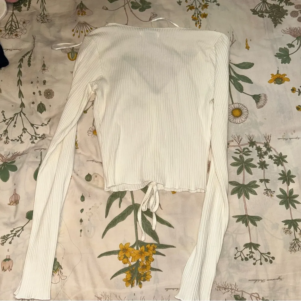 Princess Polly ribbed crop top long sleeve - Image 3