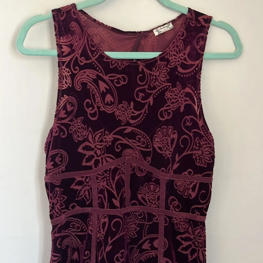 Intimately Free "Burnout Babe" velvet dress. Size L - Image 2