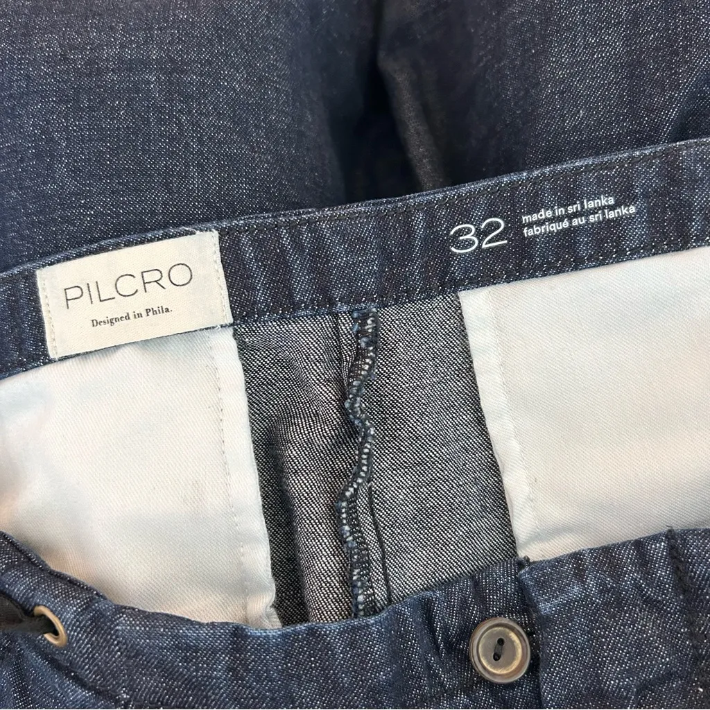 Anthropologie Pilcro Mid Rise Pull On Parachute Jogger Jeans Rinse Wash Size 32 - Image 10