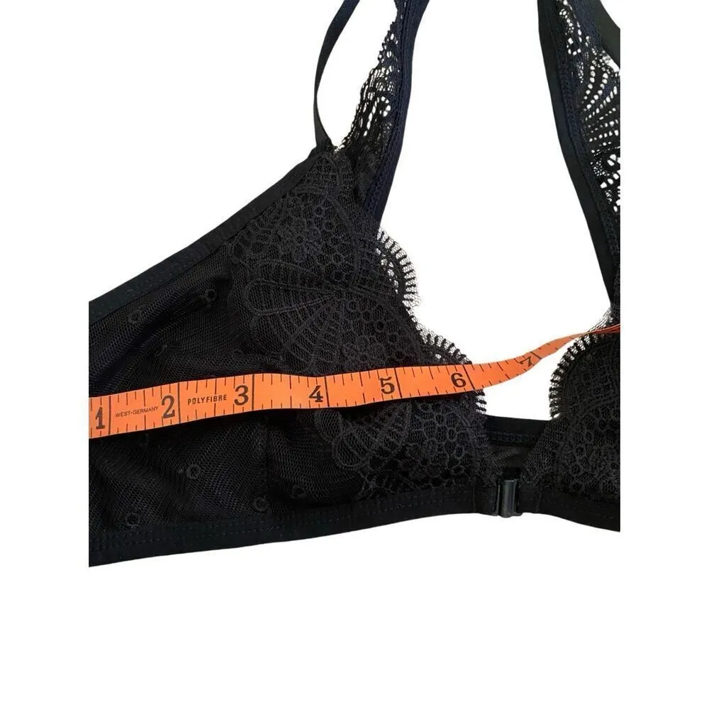 Nwt Anemone Crossback Bralette Lace Sheer Sexy Intimates Bra Feminine - Image 10