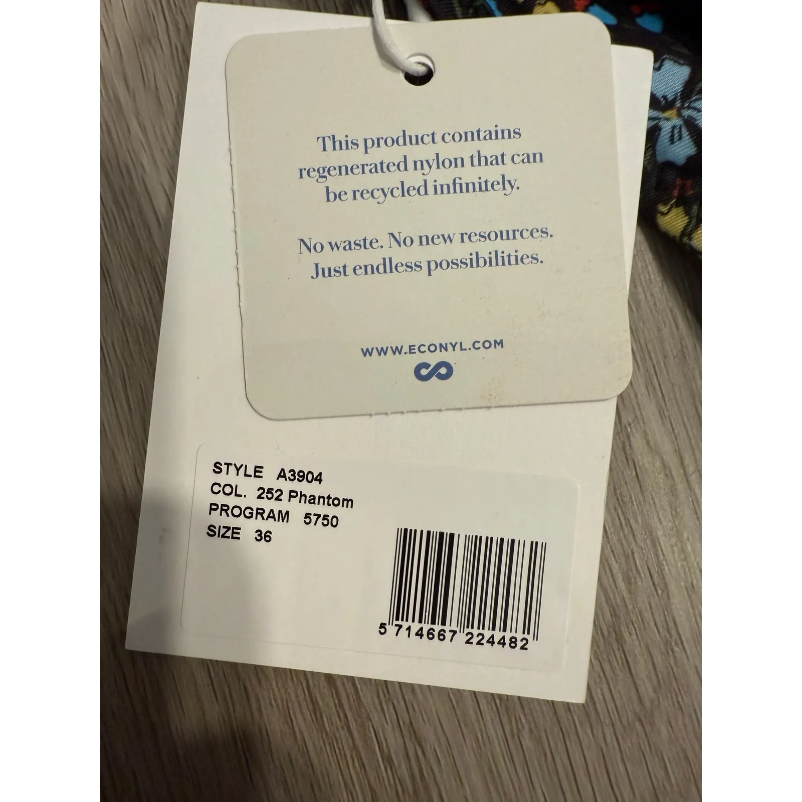 Ganni Dark Floral Twisted Boho Bikini Bottom Black Stylish EU 36 US 4 - Image 4