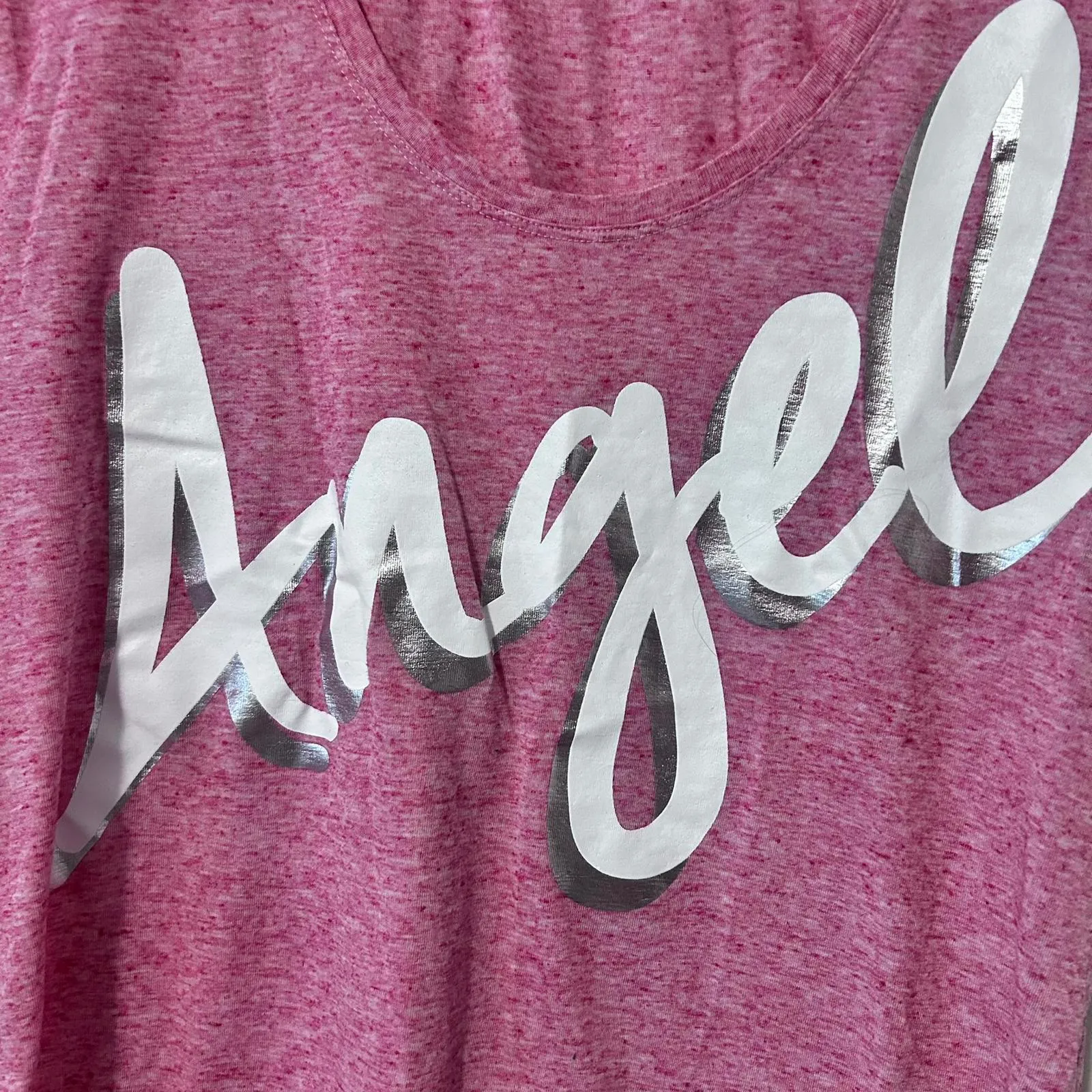 Victoria Secret Angel Pink Tee Women's size‎ M - Image 3