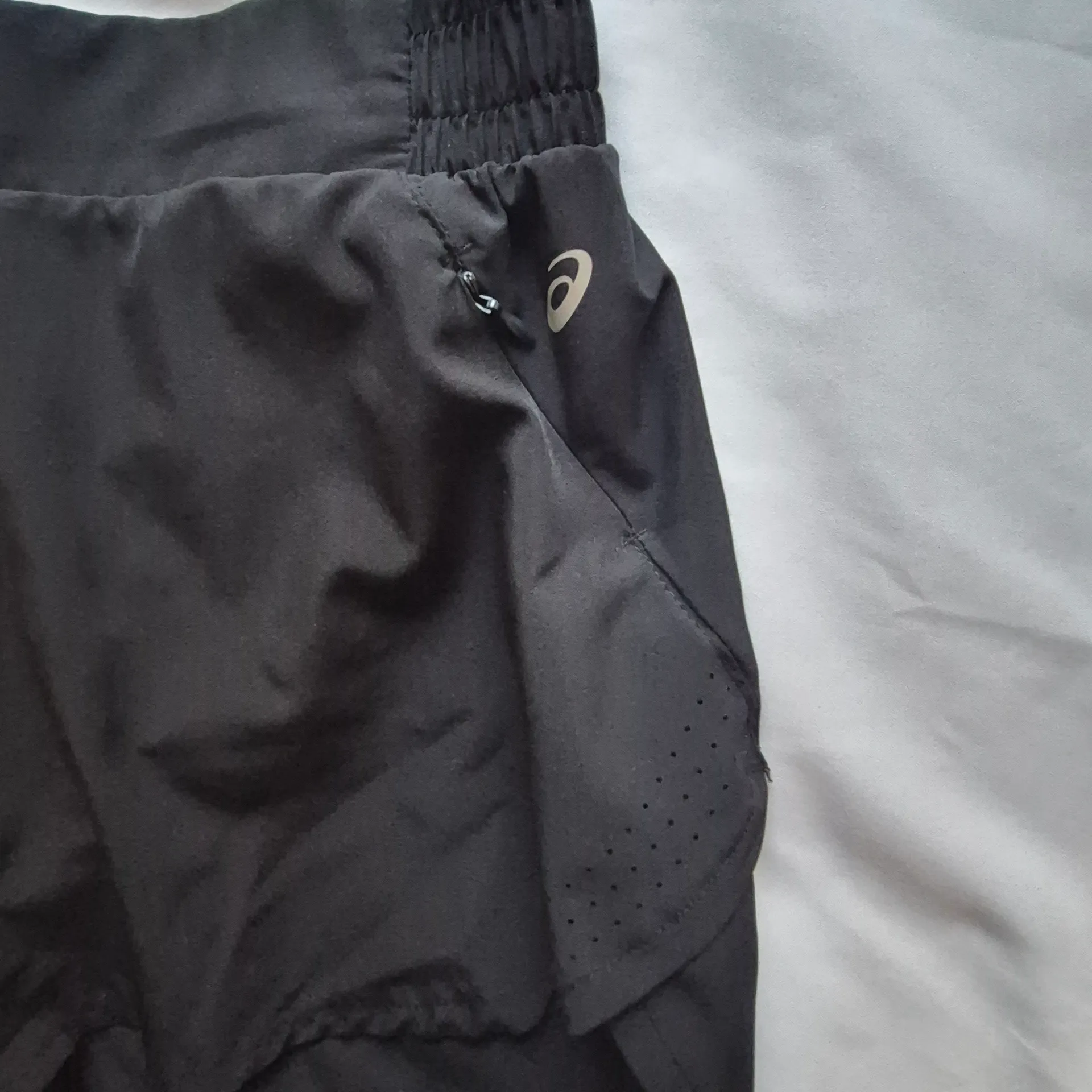 ASICS Black Women’s Athletic Running Shorts Size Medium - Image 3