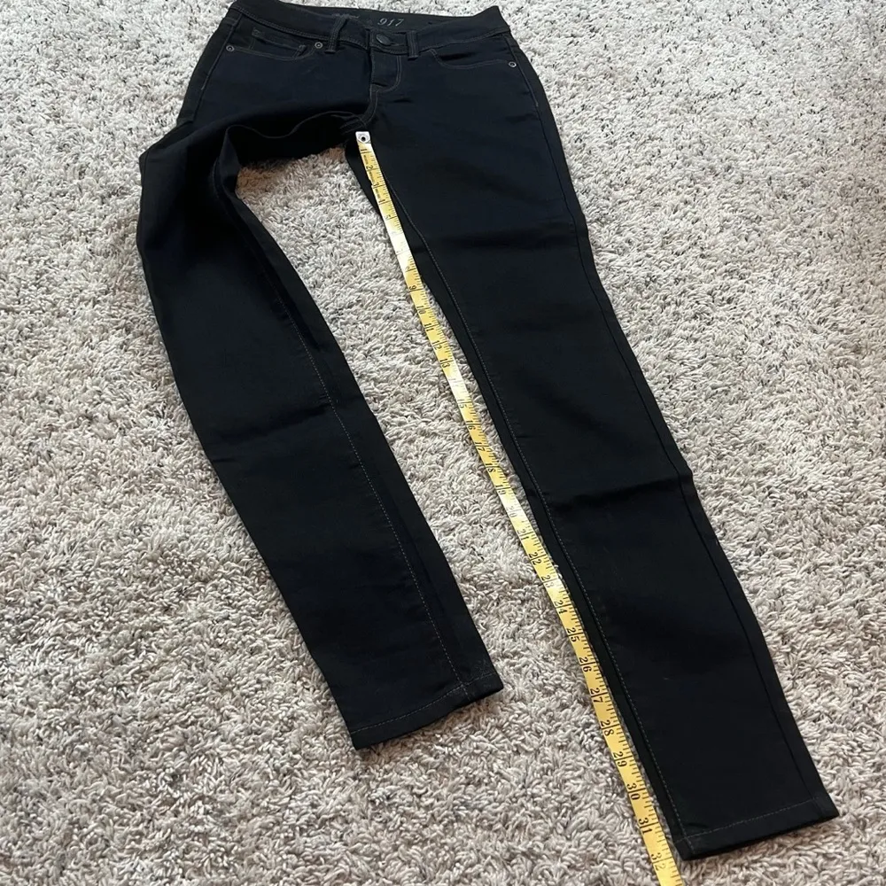 NEW The Limited 917 Low Rise Skinny Jeans Denim Black Dark Wash Size 2 Stretchy - Image 4
