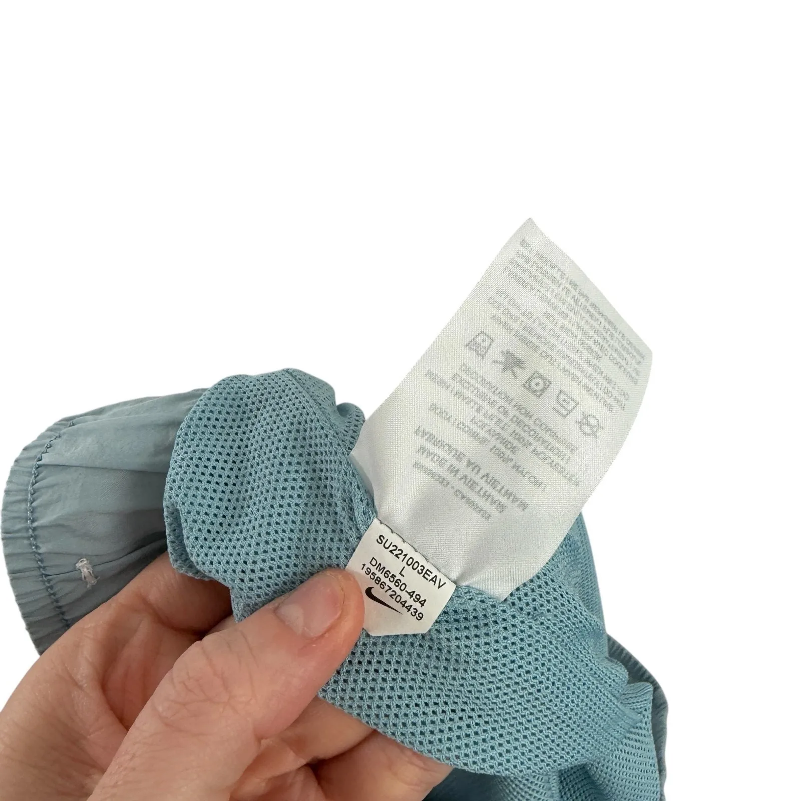 Nike Sportswear Icon Clash Blue Shorts Outdoor Hiking Gorpcore Womens Large - Image 7