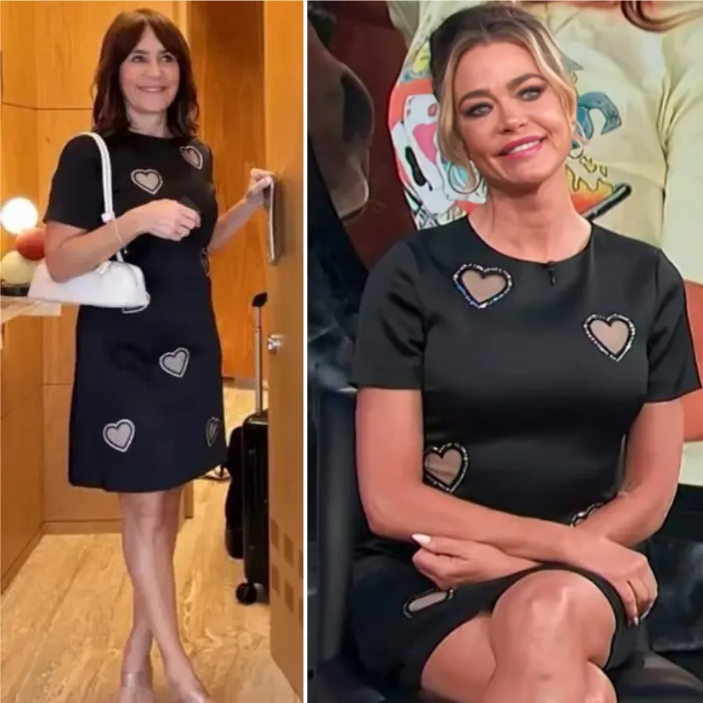 Alice + Olivia Clyde Crystal-Embellished Heart Shift Minidress Black Size 4 NWOT - Image 14