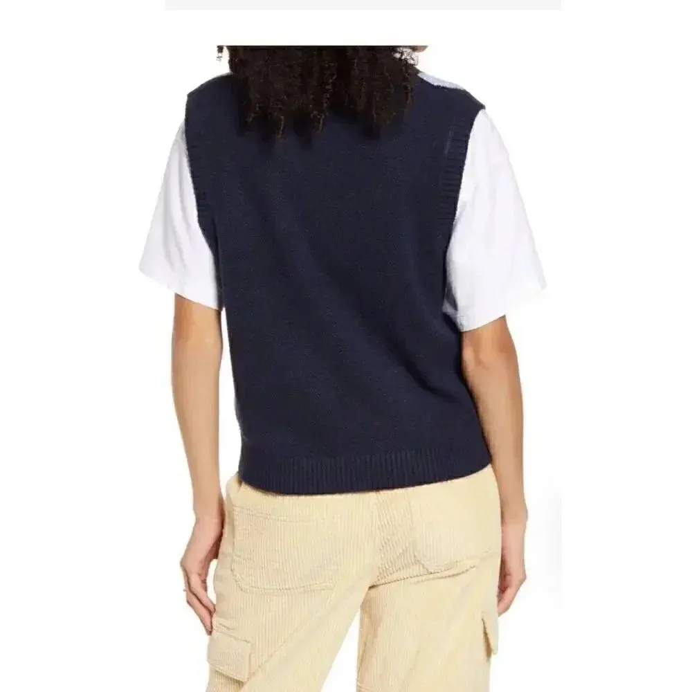 BP DISCO VEST SWEATER:BLUE- NAVY DIAMOND:S
BLUE SZ S - Image 4