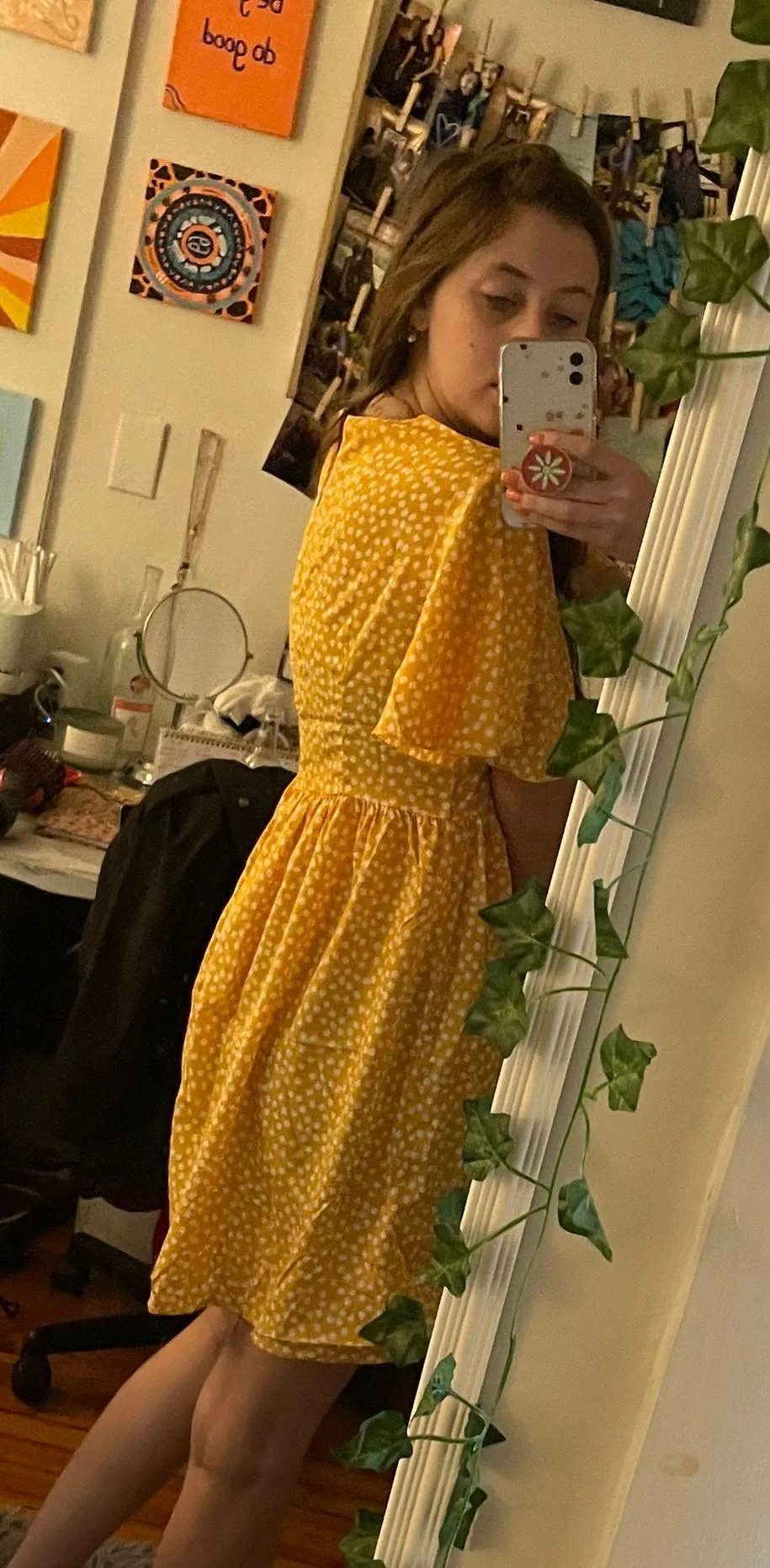 SheIn Yellow Sun Dress - Image 2