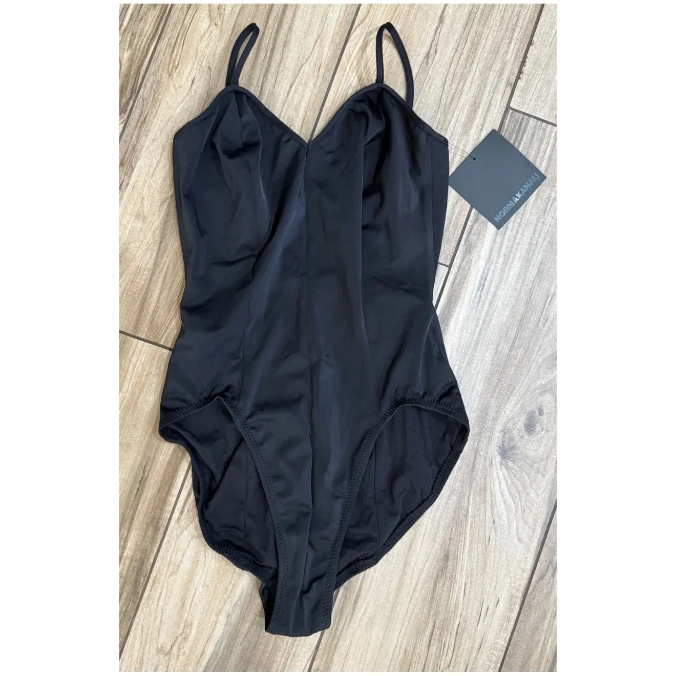 NWT Norma Kamali Wonder Woman Mio Black One Piece
Swimsuit Sz XL‎ $125 - Image 4