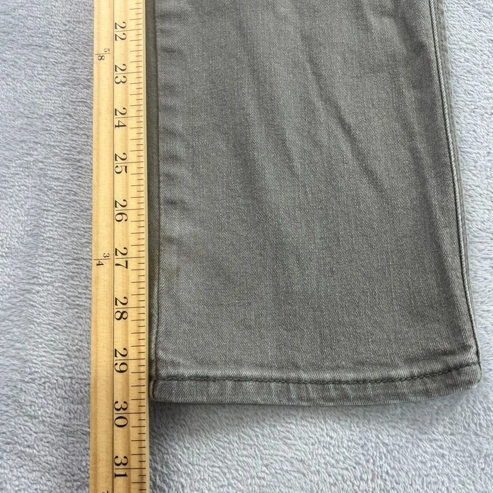 Levis Womens Jeans 10M Medium Gray Skinny‎ Leg Mid Rise Flatters Flaunts Cotton - Image 9