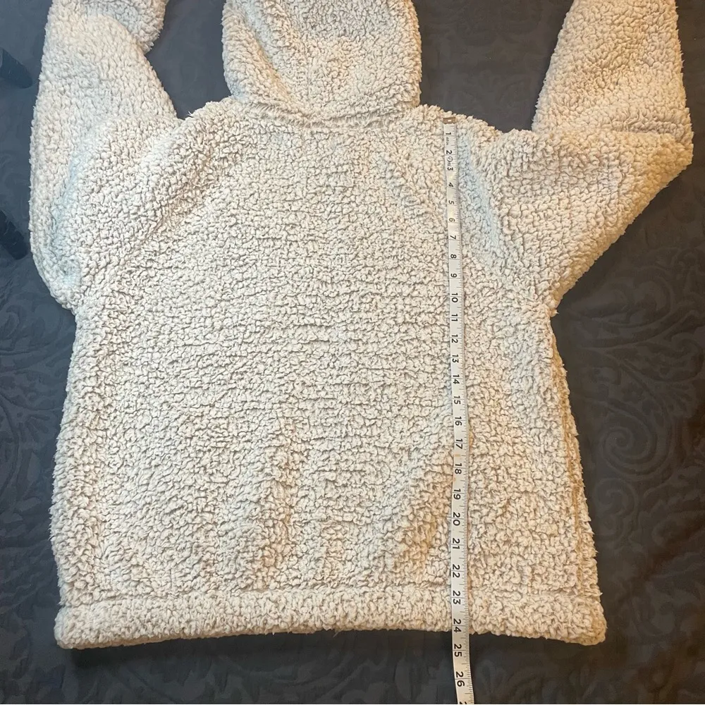SO Hooded Sherpa Jacket. Size L - Image 8