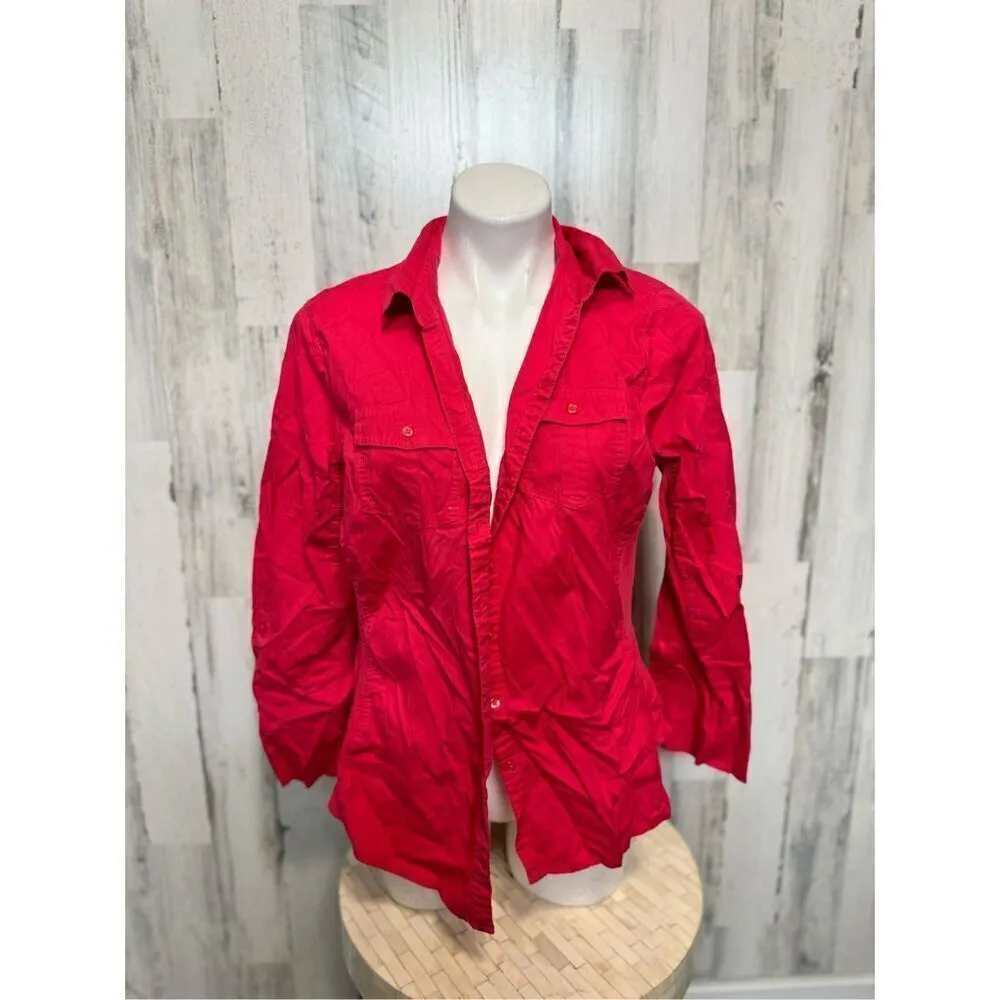 Hot pink dress shirt Pink Size XL - Image 2