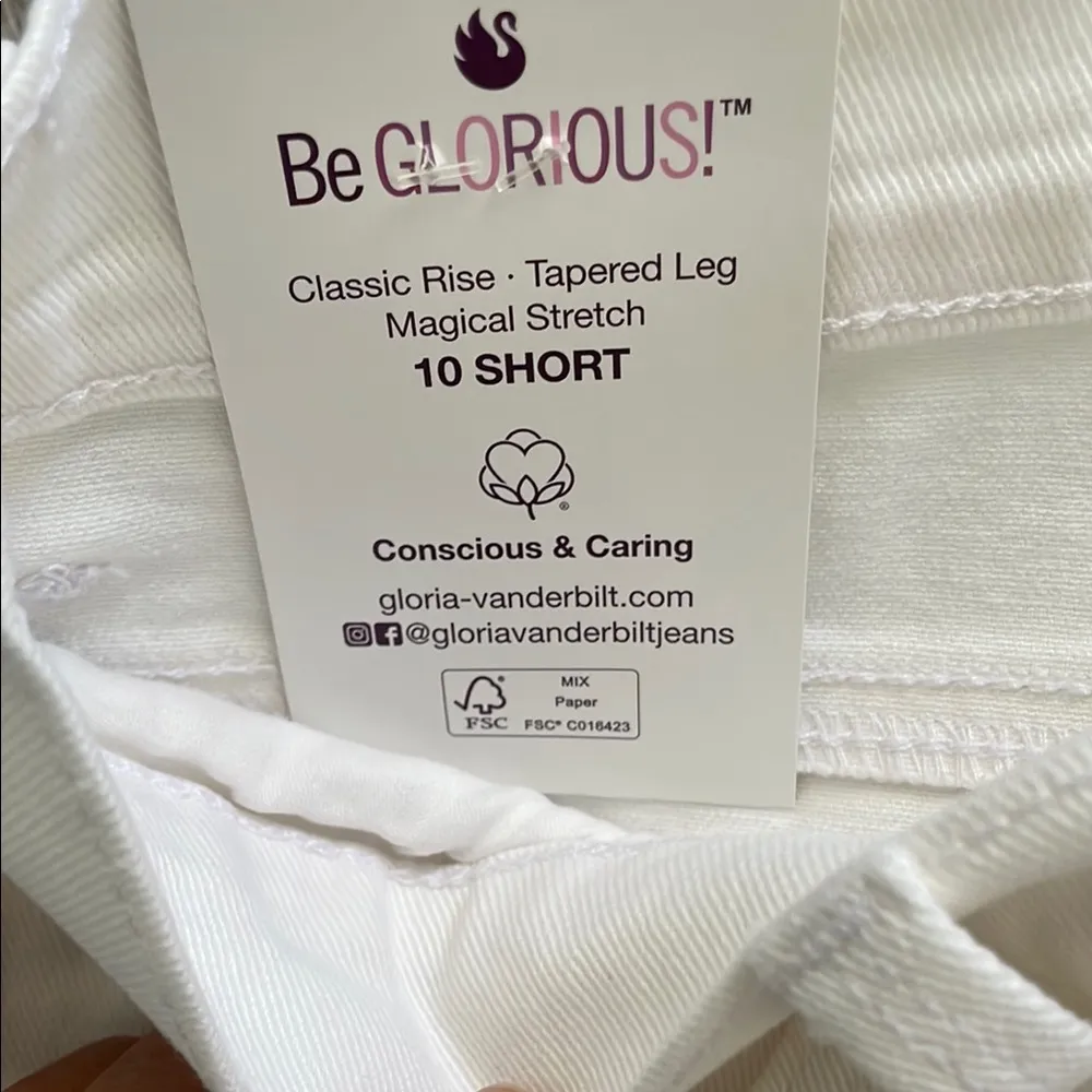 Gloria Vanderbilt Amanda White Jeans - Image 4