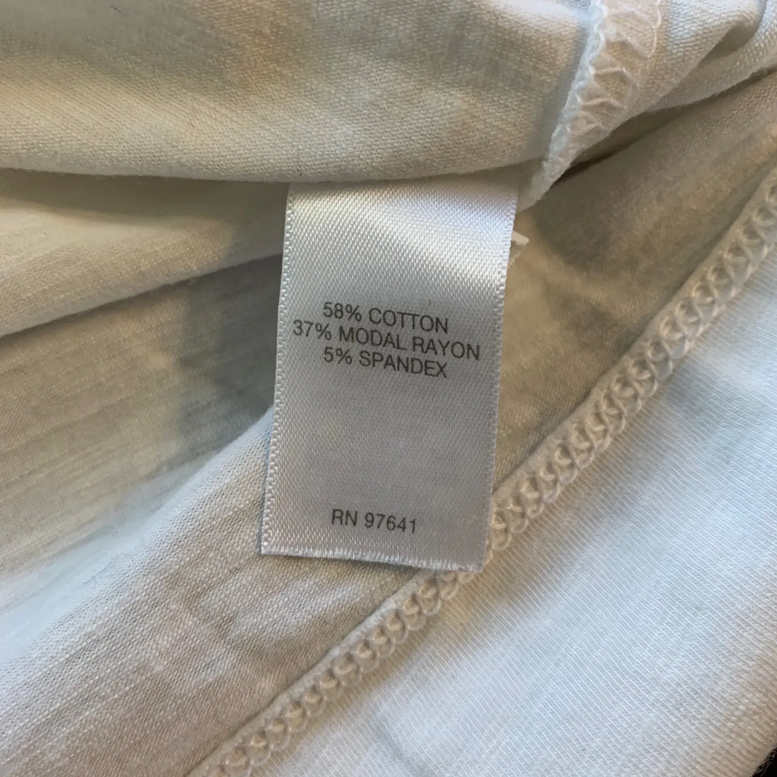 J.Jill Women's 3X White V Neck Short Sleeve‎ Casual Everyday T Shirt READ - Image 3