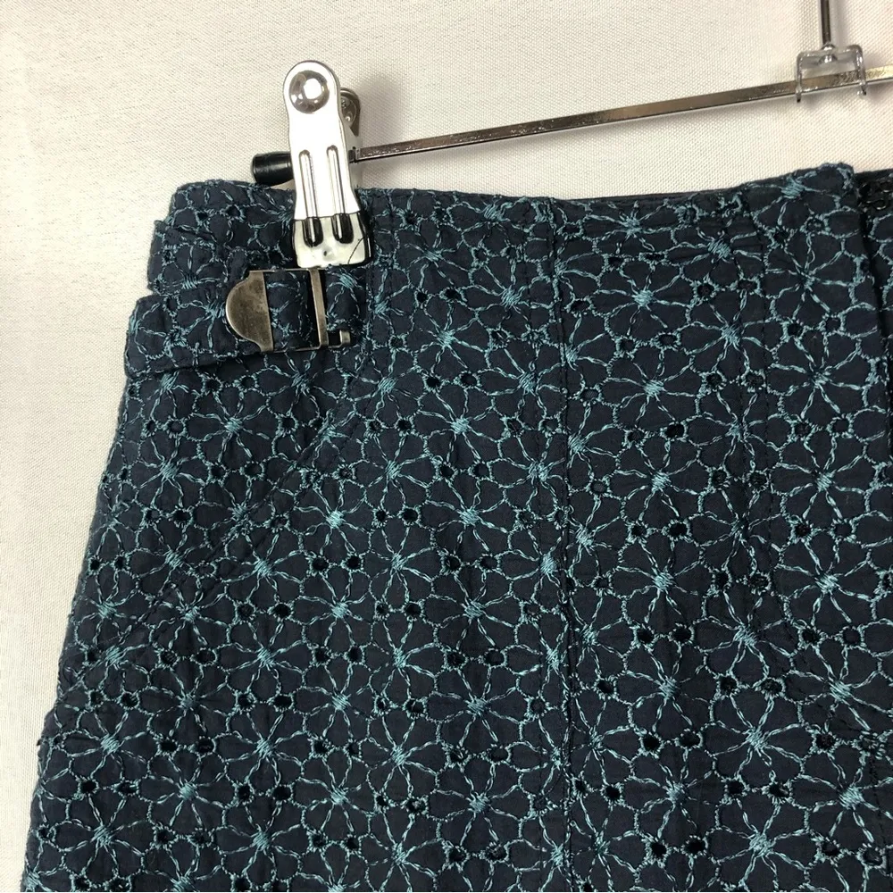 Cynthia Steffe Navy Blue Floral Mini Skirt 8 - Image 29