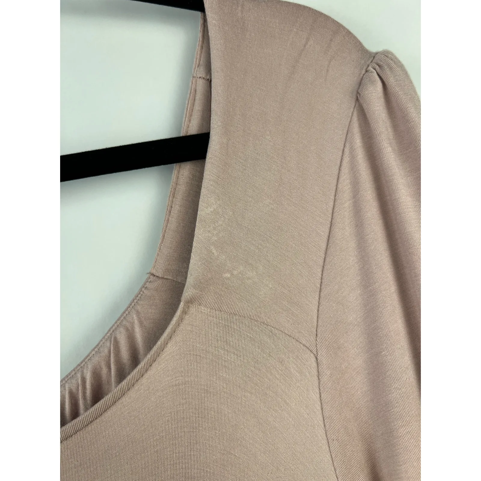 Torrid Babydoll Dress Mauve Super Soft Knit Rayon Spandex Scoop Neck - Image 13