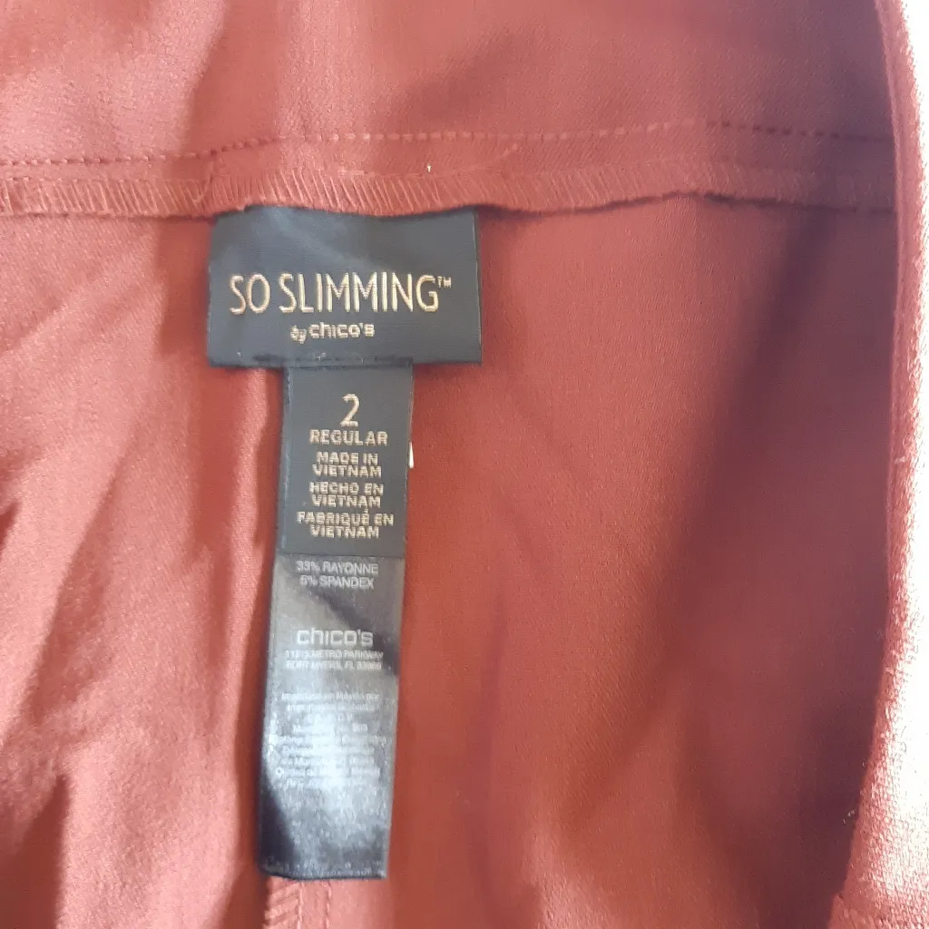 2 chicos so slimming pants, burn orange - Image 11