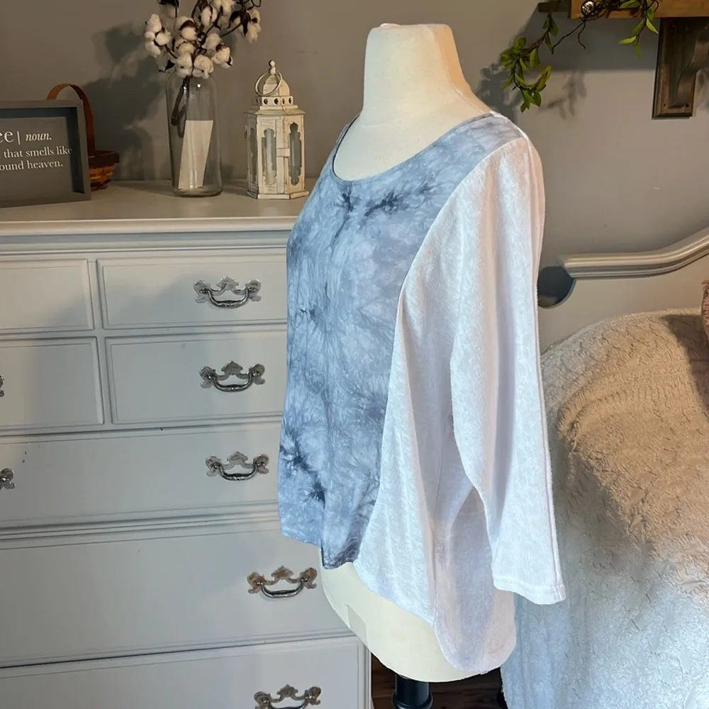 Jealous Tomato Top Partial Open Ladder White Flowy - Image 5