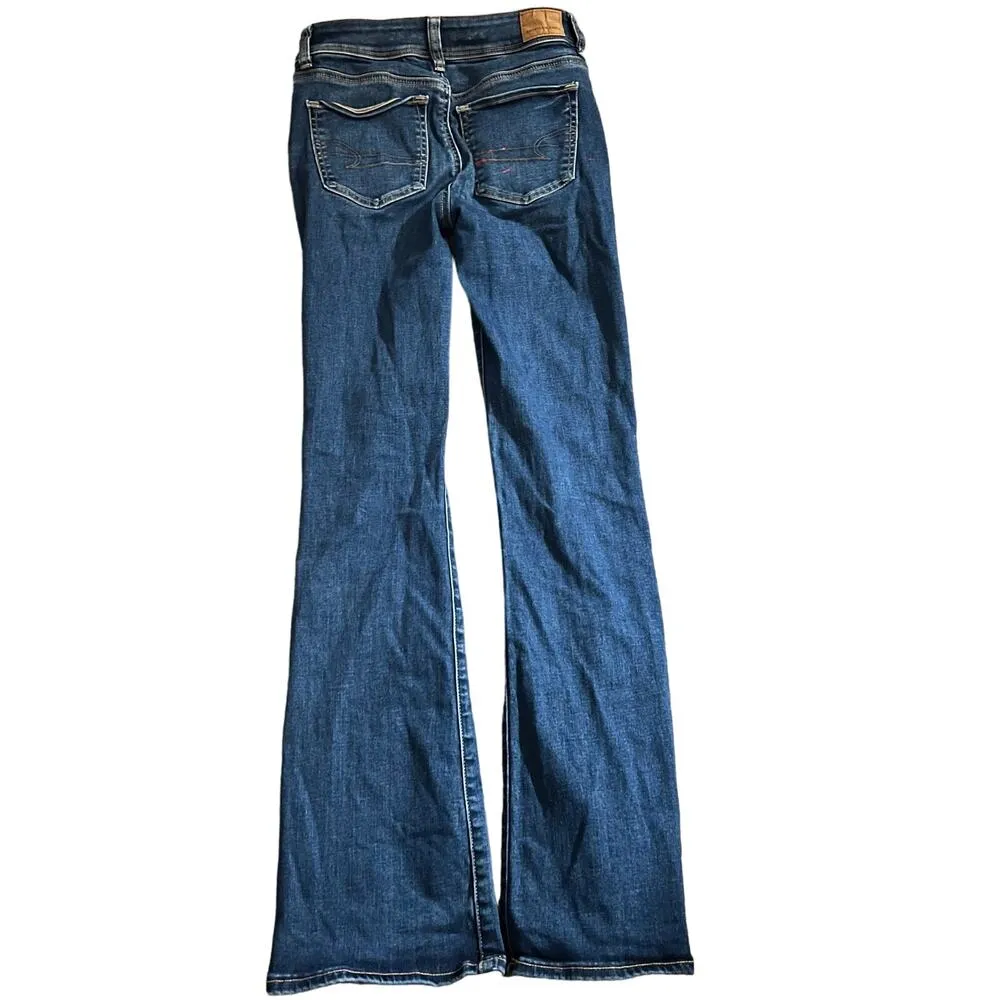 American Eagle Next Level Stretch Kick Boot Jean 2 Women’s Blue 4331 - Image 3