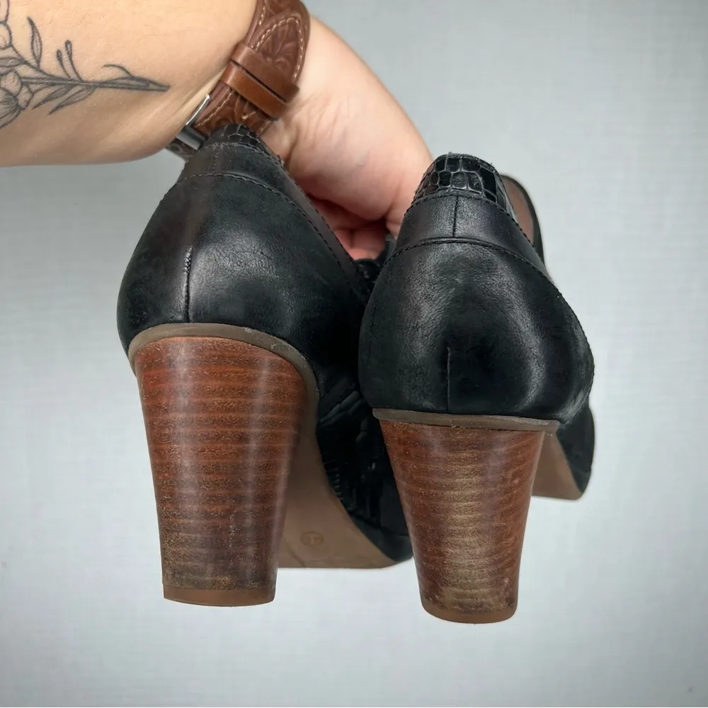 Dansko |‎ Woman’s Black Bootie Heel 40 Brown 9.5/10 - Image 3