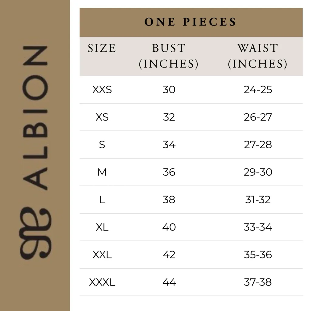 Albion Icon Wave Swimsuit One Shoulder Sydney Stripe Rust One Piece Size Large - Image 15