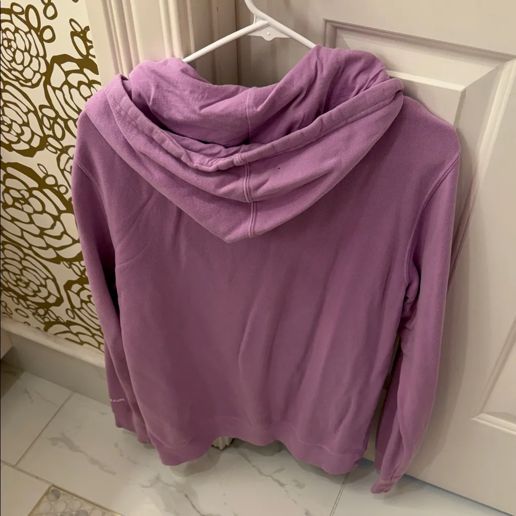 Purple Hoodie Sweater Size XS - Image 2