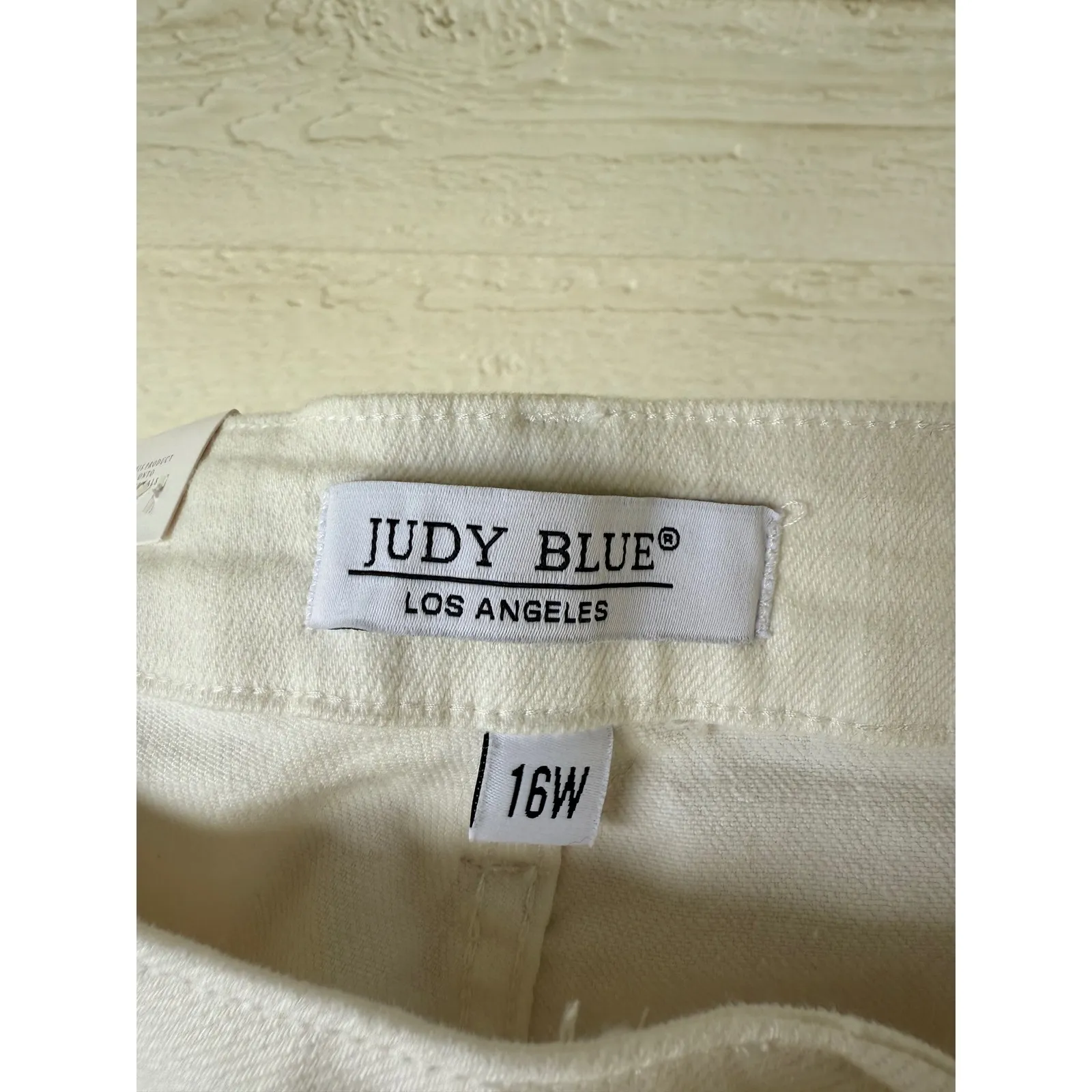 Judy Blue White Denim Bootcut Jeans Size‎ 16W NWT - Image 6