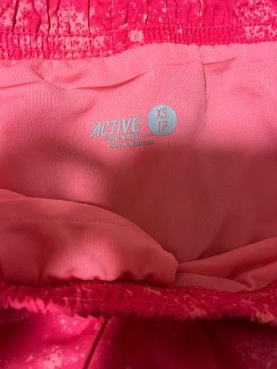 Old Navy Active Women's Lined Athletic Coral Shorts SZ XS - Image 4