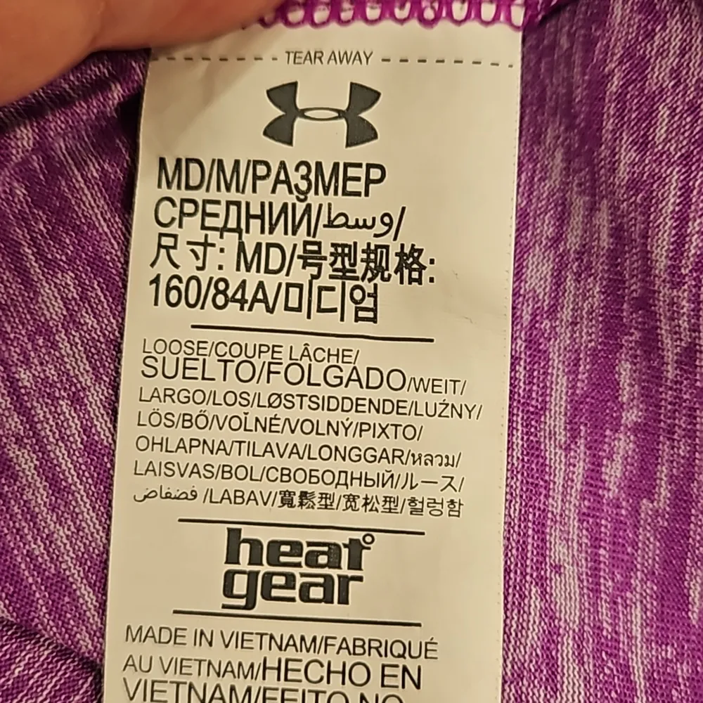 💕UNDER ARMOUR💕 UA Tech Heat Gear Athletic Hoodie ~ Mega Magenta Medium M - Image 7