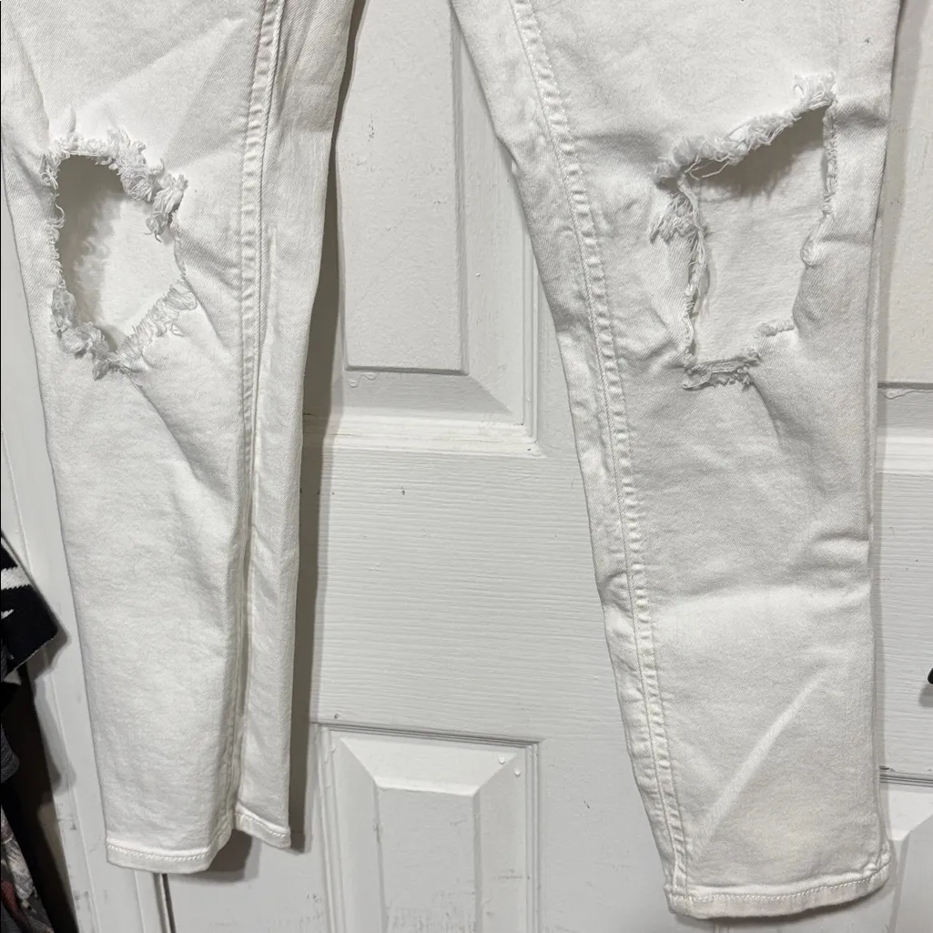 Free People  Ankle Jeans with Distressed Details - Image 3