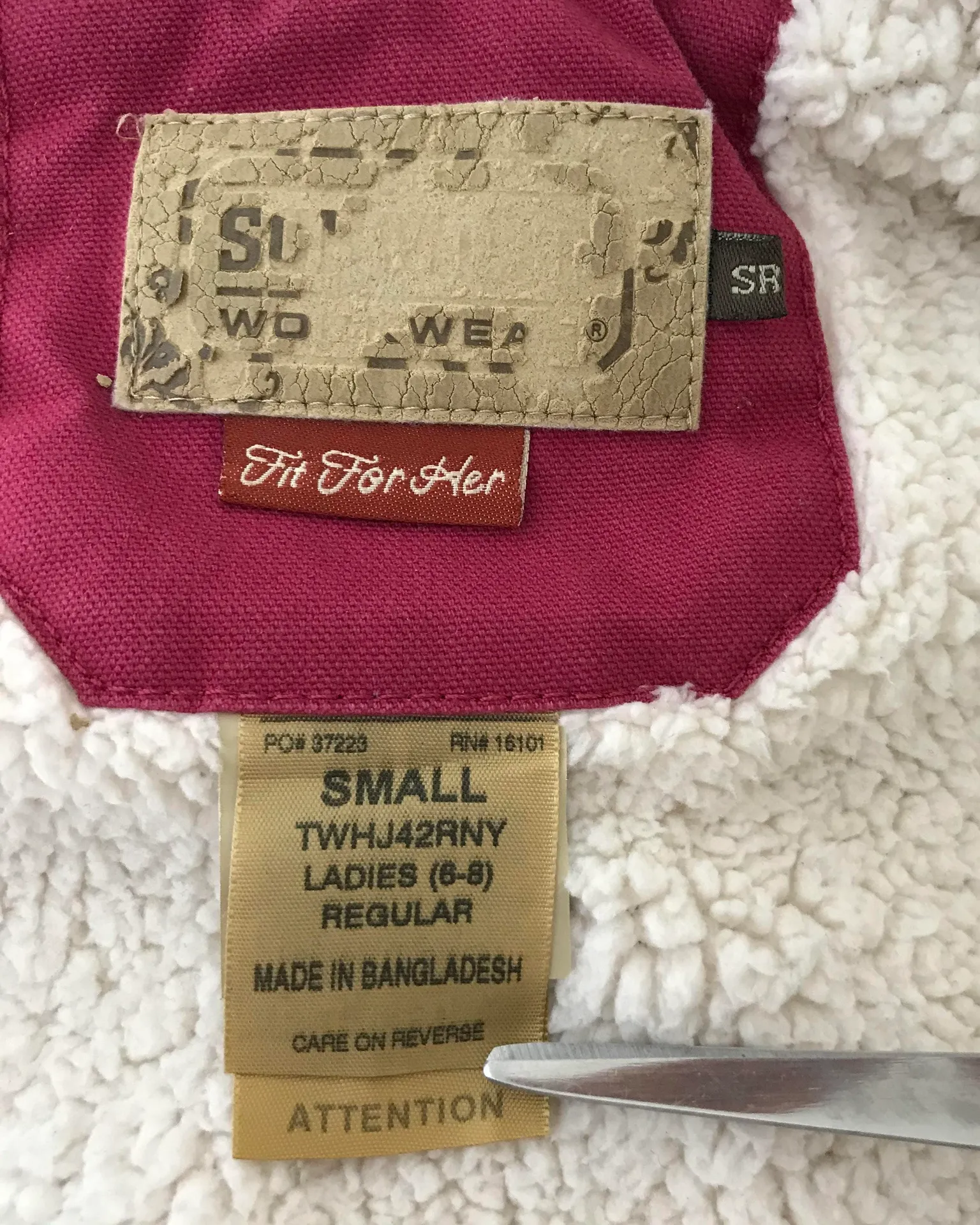 -Hooded Coat-Sherpa lined - Image 6