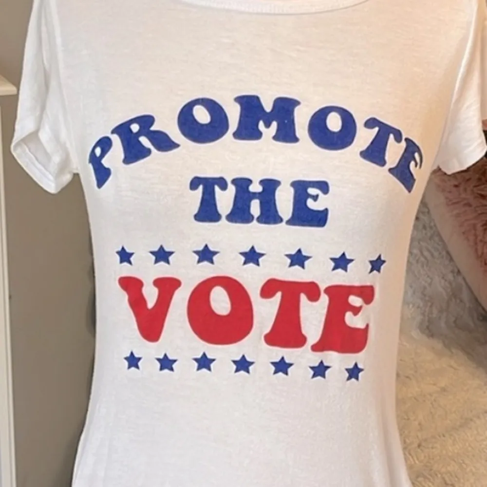 Vote White T Shirt - Image 2