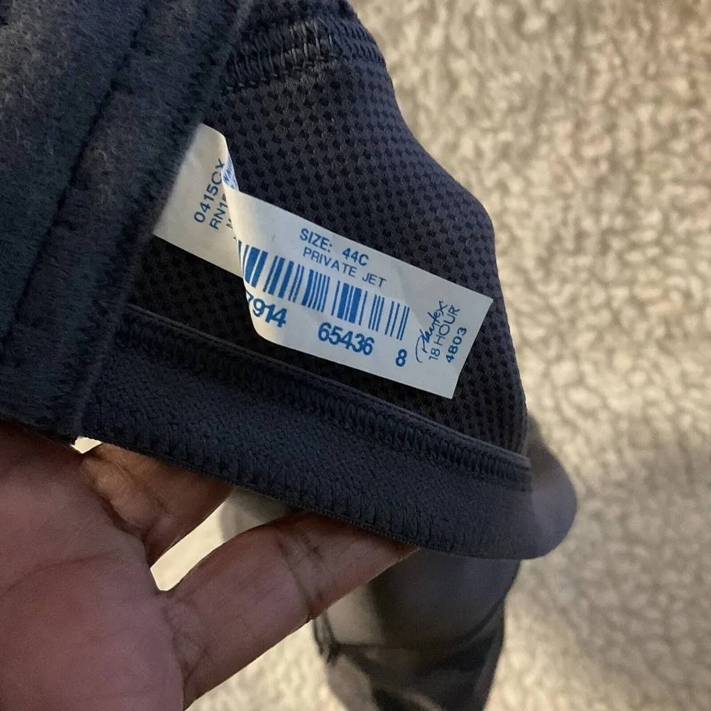 Playtex 44C Women's 18 Hour Silky Soft Smoothing Wireless Full T-Shirt Bra Gray - Image 4