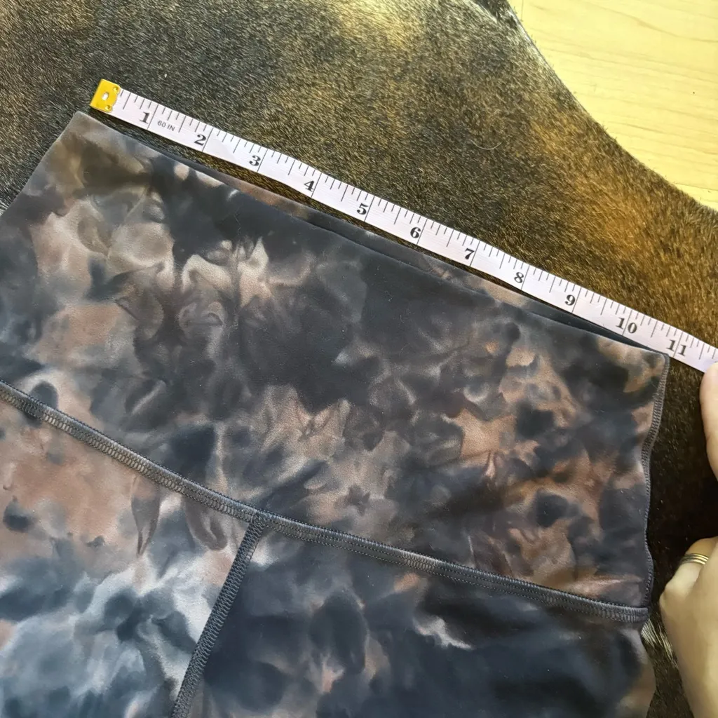 LULULEMON Align Pant 25" Diamond Dye Graphite Grey Pink‎ Pastel Size 4 - Image 7