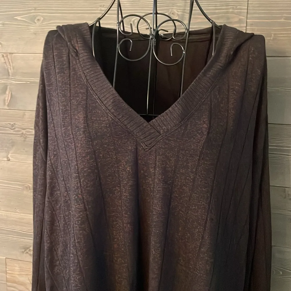 ATHLETA  Harmony Pose Hoodie Mahogany Heather - Image 2