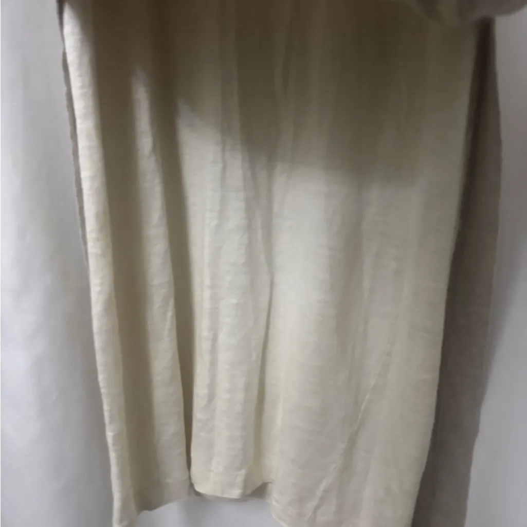 Gentryportofino made in Italy size I (is small) Cream Sleeveless Mini Dress - Image 4