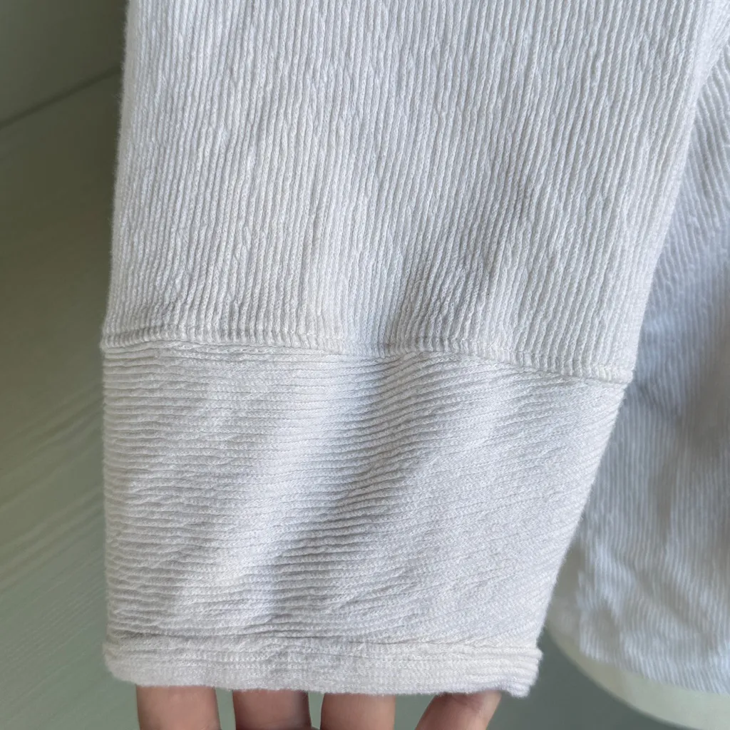 Madewell Ottoman Jacquard Button-Back Top - Image 3