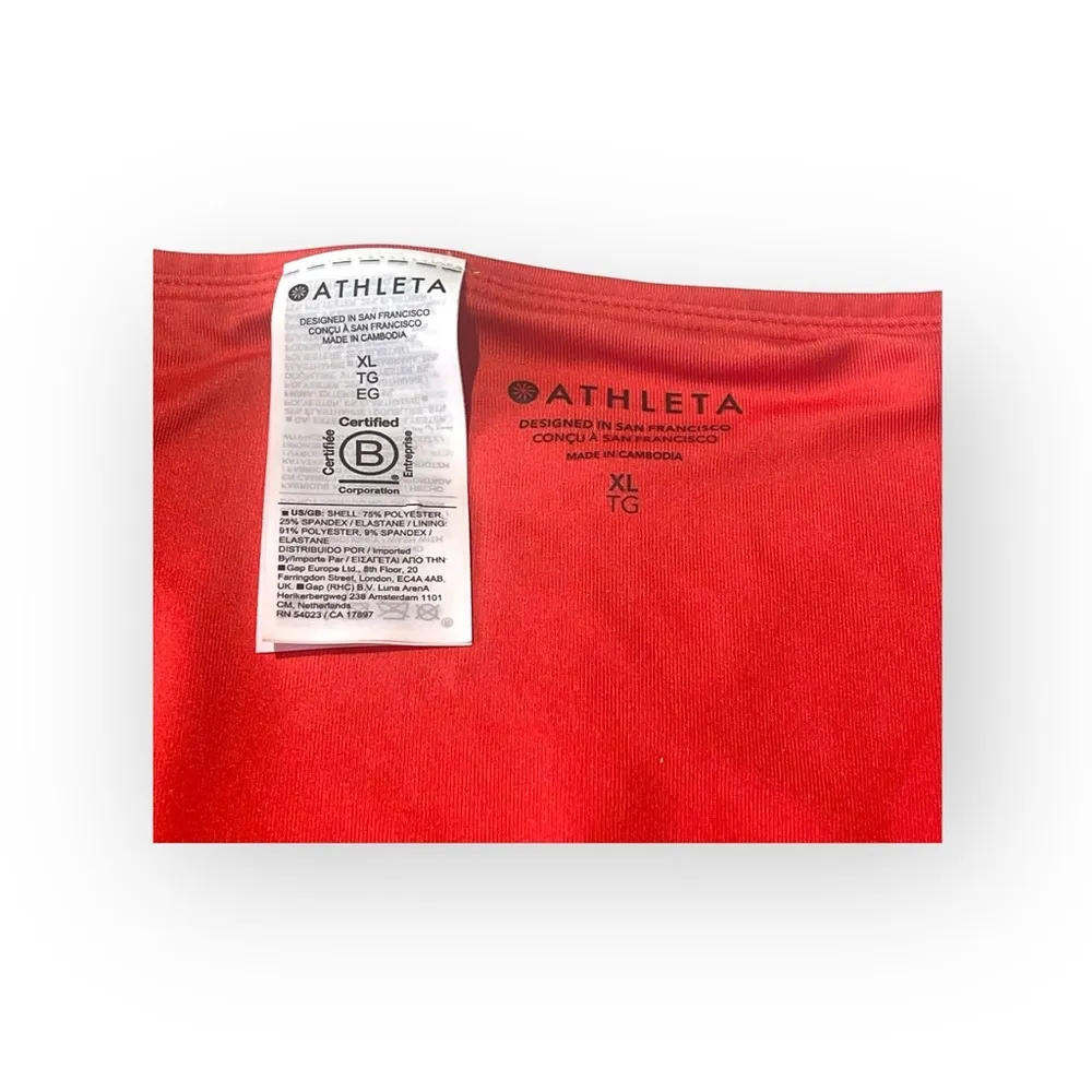 new  𖤐 Triangle Tie Back Clean Full 2PC Bikini Set 𖤐 Poppy Orange 𖤐 XL - Image 14