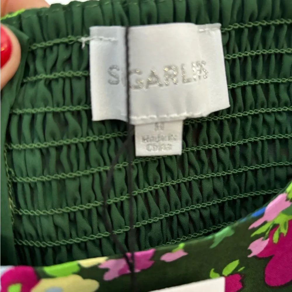 Trinity Floral Lullaby Balloon Sleeve Midi Dress Med - Image 6