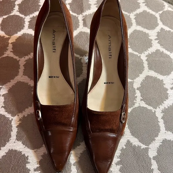 Amalfi Brown Leather Pointed - Image 2