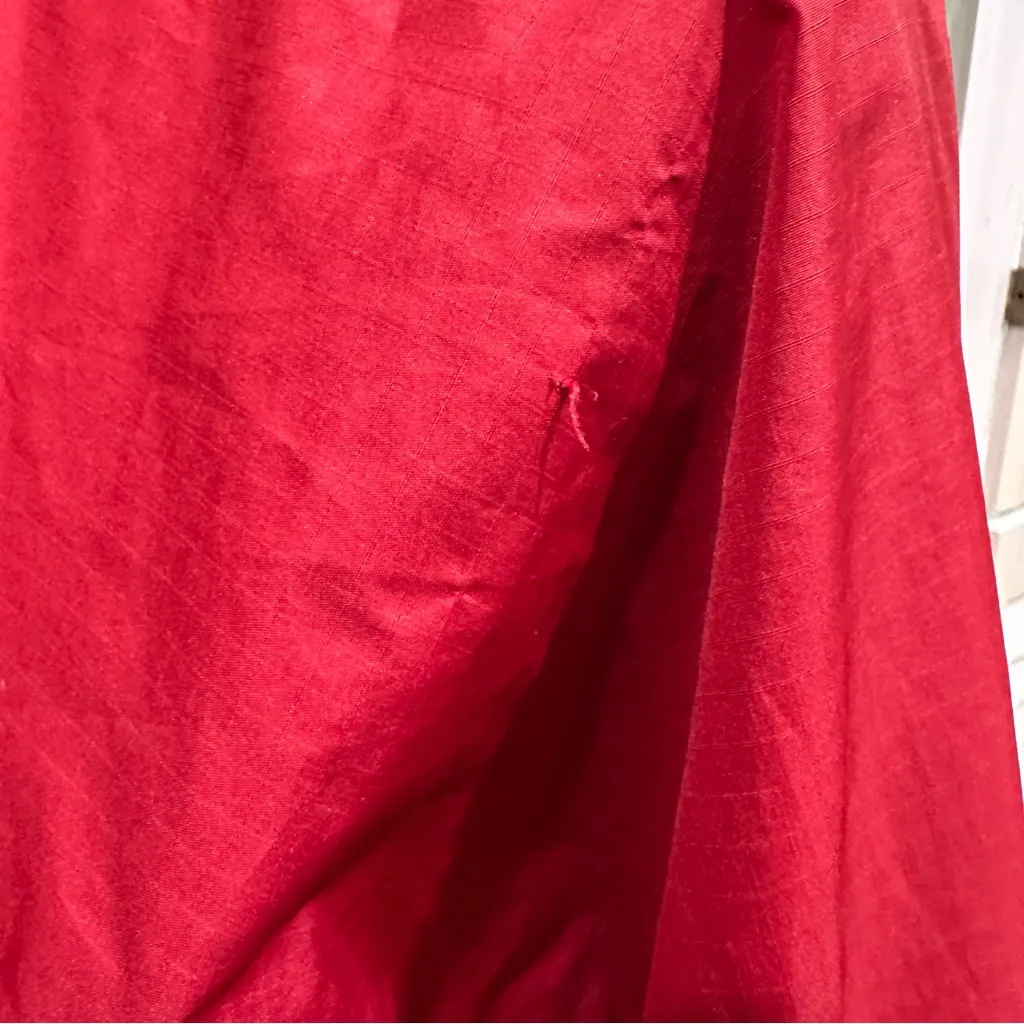 Patagonia Red Zephur Windbreaker Jacket Size Medium - Image 9